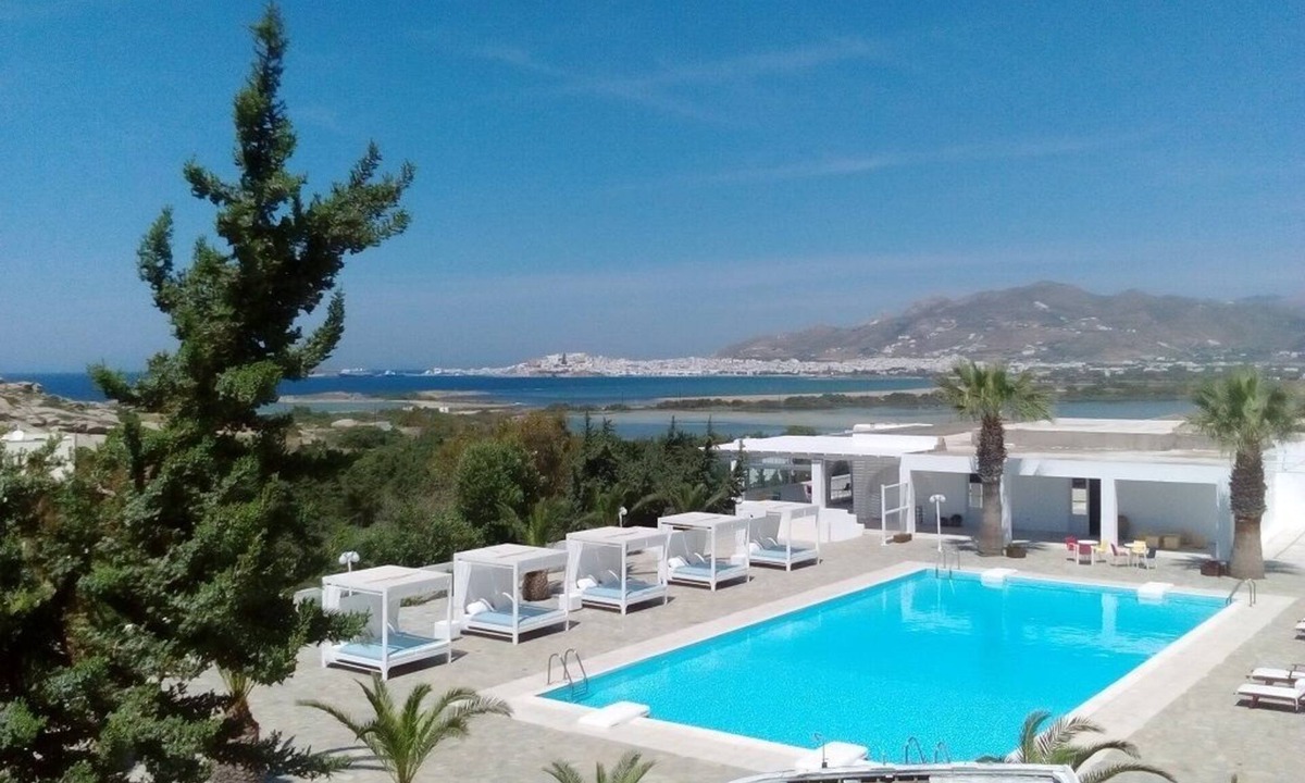 Agios Prokopios Villa | 2 bedroom villa, 2 baths, panoramic sea views, communal pool, hot tub, breakfast