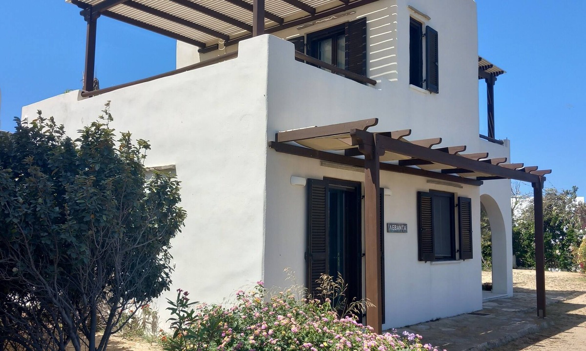 Agios Prokopios Villa | 3 bedroom villa, 2.5 baths, sea view, private hot tub, communal pool, breakfast