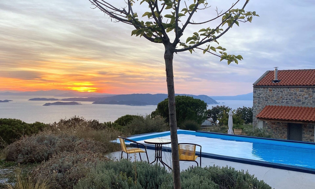 Xanthi Region Villa | A breathtaking pool villa in 3 units Close To The Gods