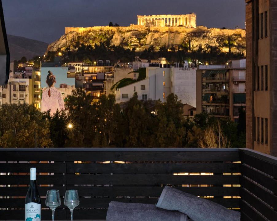 Kerameikos Apartment | Acropolis view Penthouse46 Jacuzzi Quality living