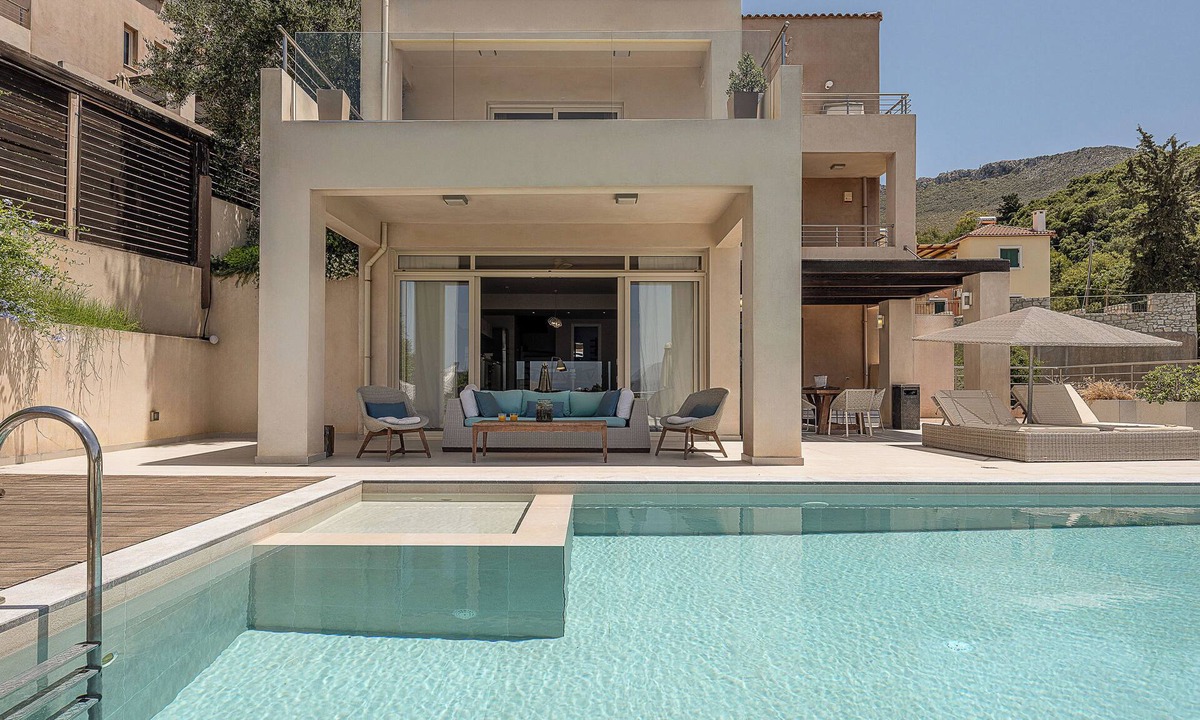 Kokkinon Khorion Villa | Adeste Seaview Villas Double - 2 Pools,900m to sea