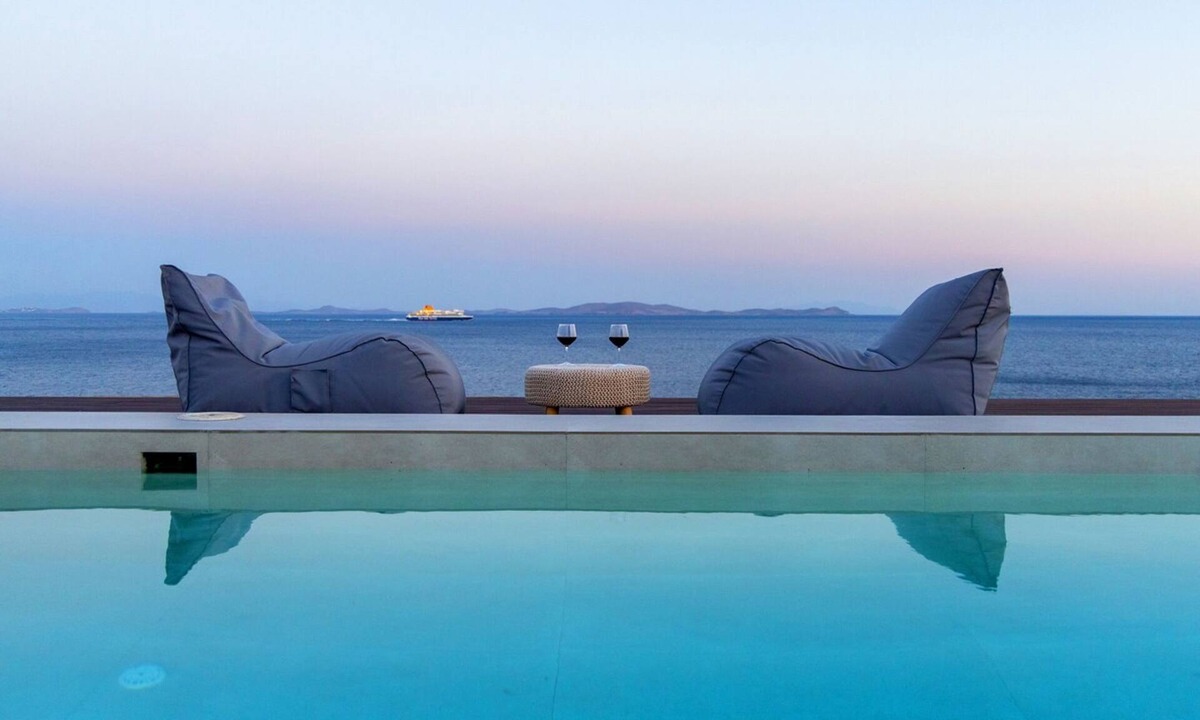 Agios Sostis Villa | "Aegean Whispers" Sea Front Villa in Tinos