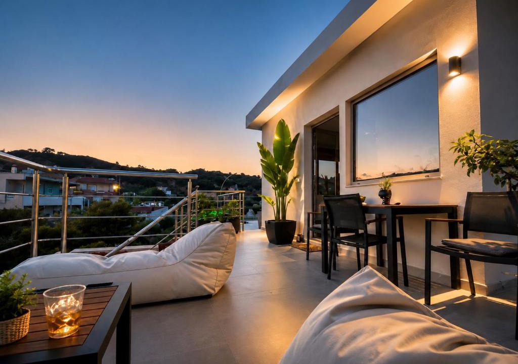 Kremasti Apartment | 'Aetheria'-Rooftop Resort with sea view