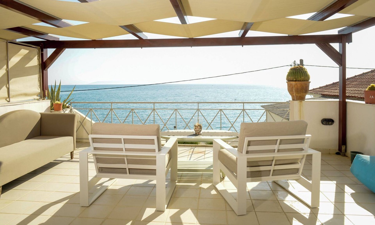 Akrogialion Apartment | AGALI 1 SUPERIOR MAISONETTE SEA VIEW