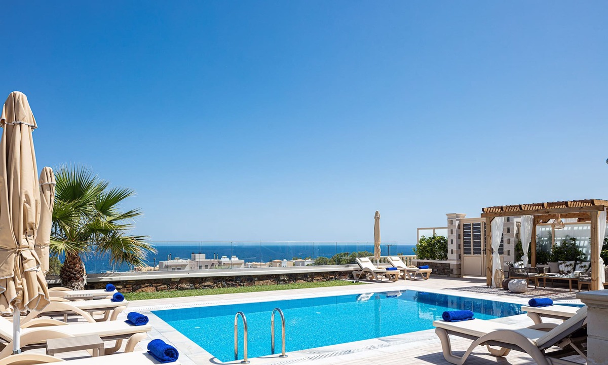 Panormos Villa | Agapi Villa I, a Seaside Retreat with Pool & BBQ, Walking distance to beach