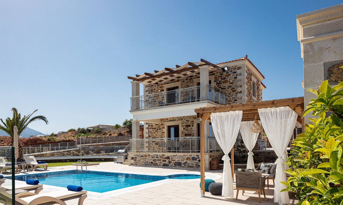 Panormos Villa | Agapi Villa II, a Seaside Retreat with Pool & BBQ, Walking distance to beach