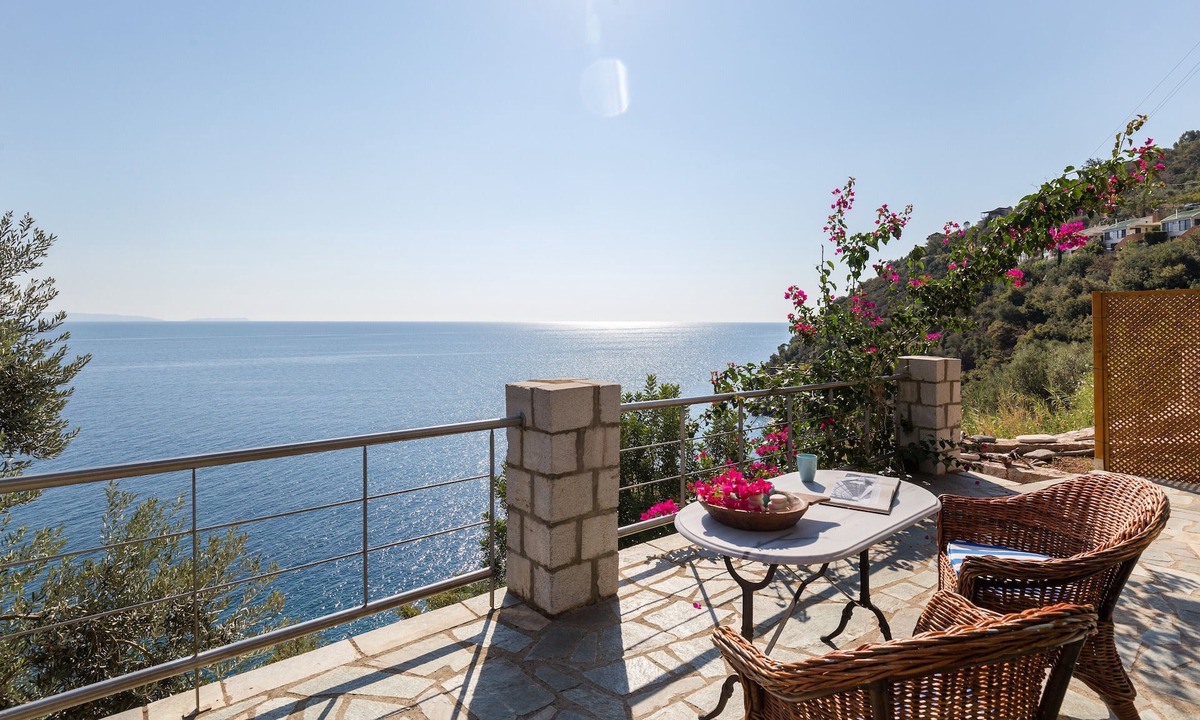 Livadi Villa | Amazing waterfront panoramic sea view and peaceful surroundings