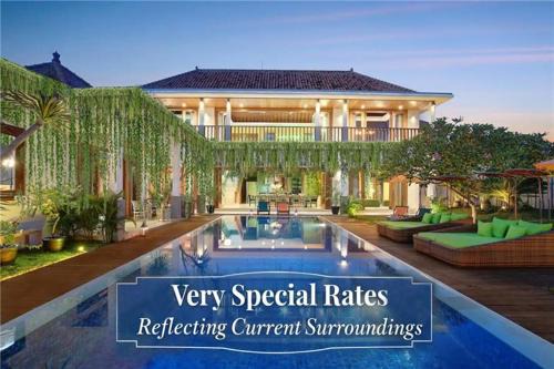 Berawa Villa | ATLAS BEACH FEST CHILL 6bed VILLA LOVED by BiG GROUPS EASY Walk to Beach