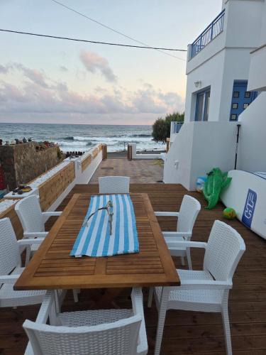 Milatos Beach Villa | Aviva Waterfront House 15 Steps to the Water