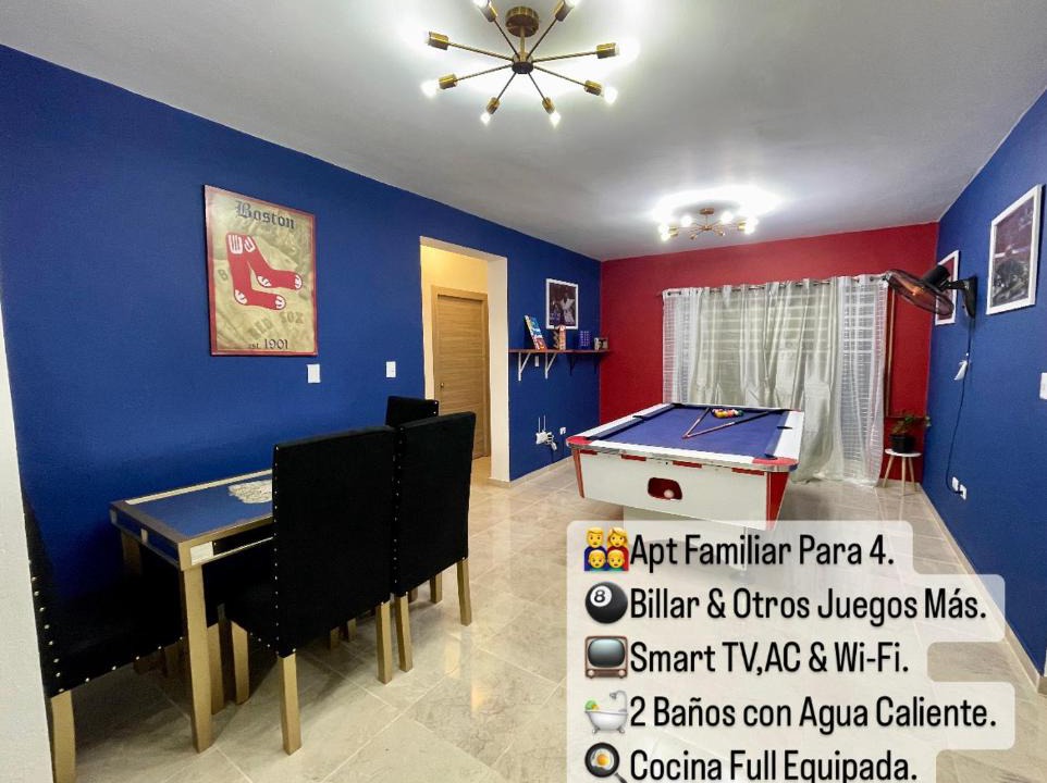 La Vega Province Apartment | ,BDLuxury 2,Apartamento Familiar con Billar sala de JuEGos Wifii y parqueo privado