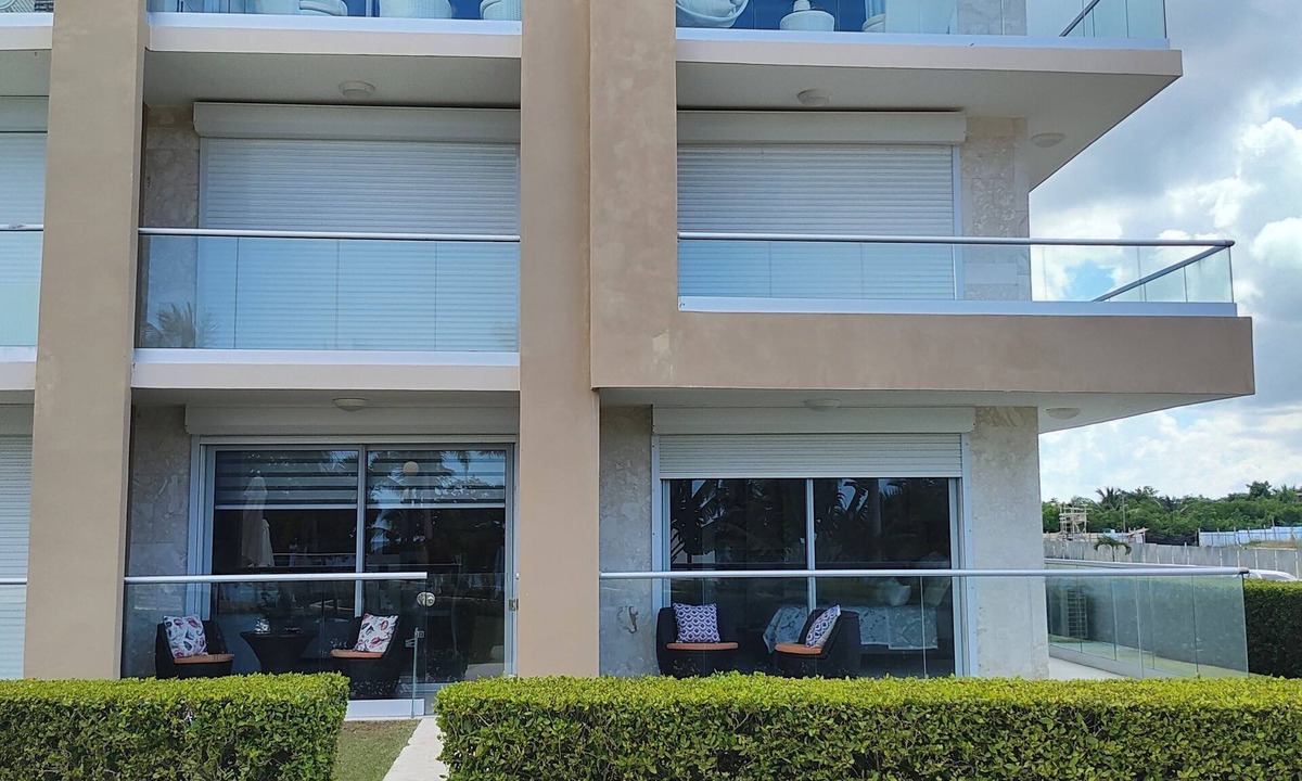 San Pedro de Macoris Condo | Beachfront, ground floor condo with Ocean View