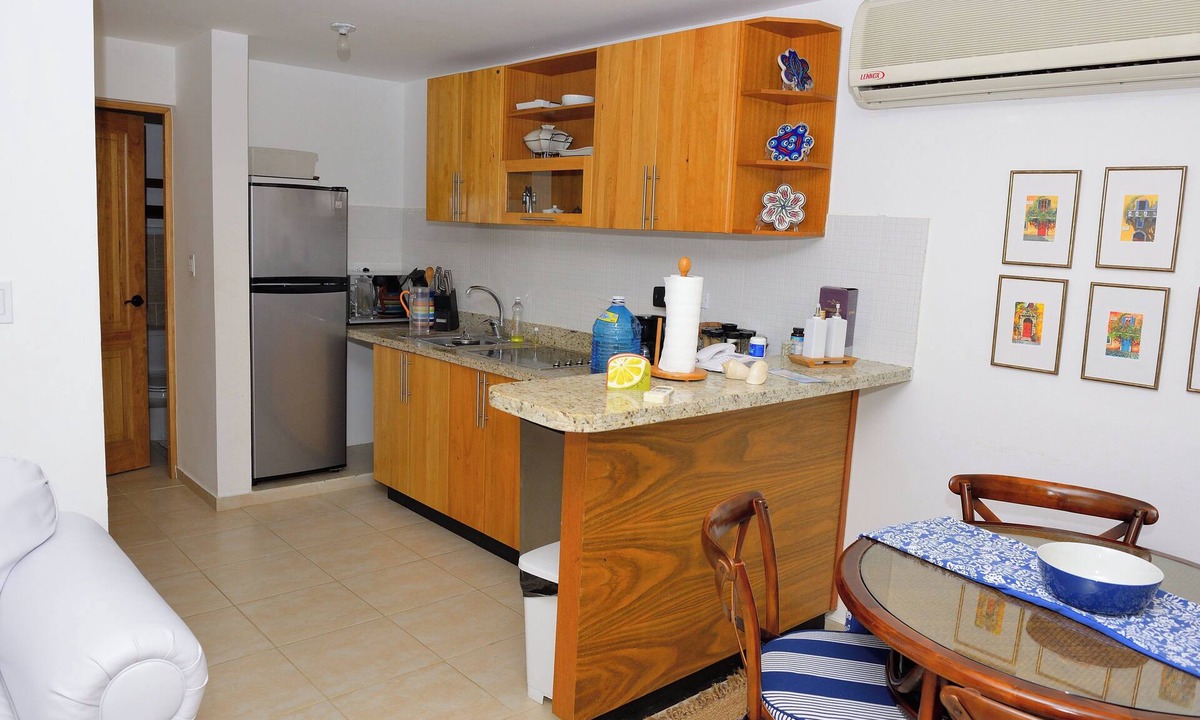 Dominicus Condo | Beachfront Bliss: Cozy 2-Bedroom Rental Sleeps 4-6 with the sand 10 meters away
