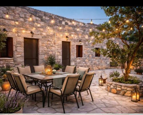 Kokkala Apartment | Beachfront Mani Luxury Stone Nest Steps from Sea