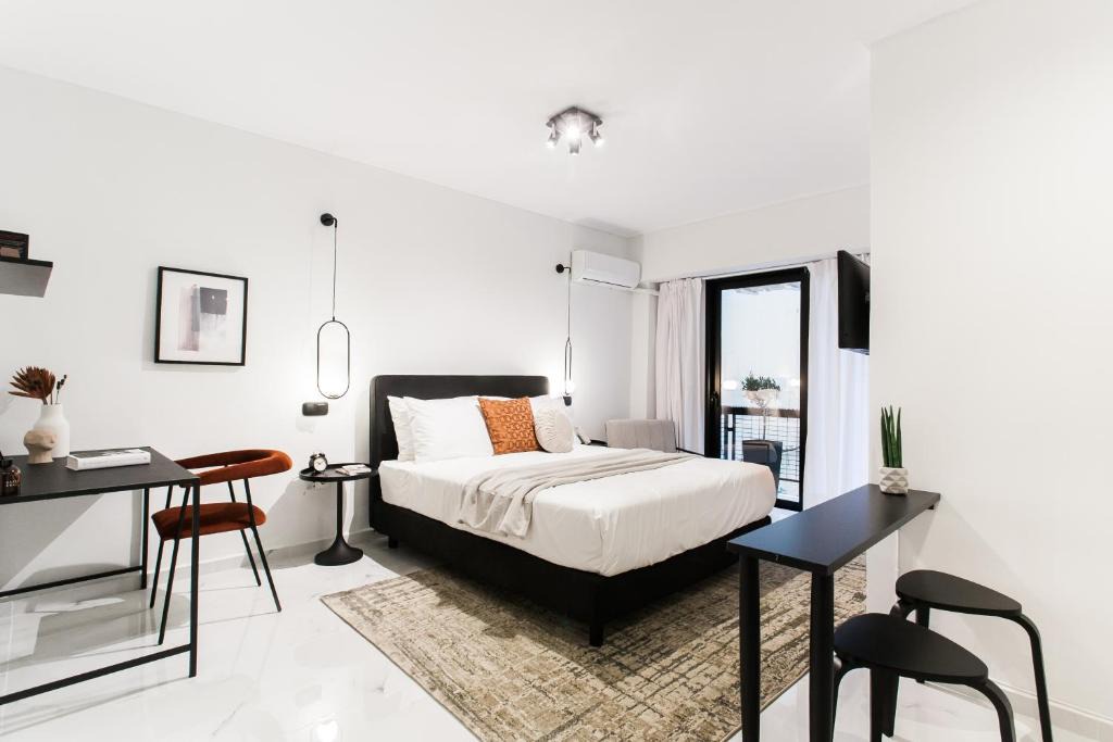 Kolonaki Apartment | Black & White Studio close to Lycabettus Hill by UPSTREET