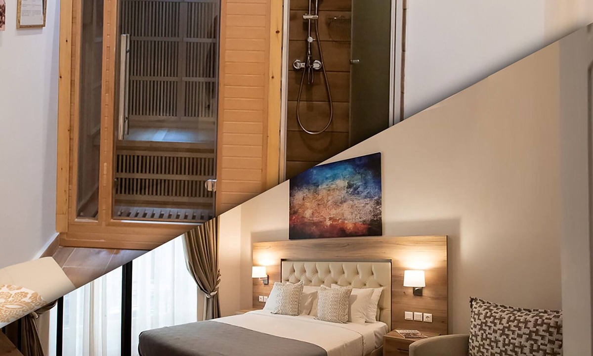 Athens Apartment | Blue Ark Lavish Sauna Suite