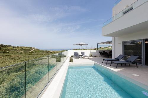 Stavromenos Villa | Blue Aura Villa, elegance & calm living, By ThinkVilla