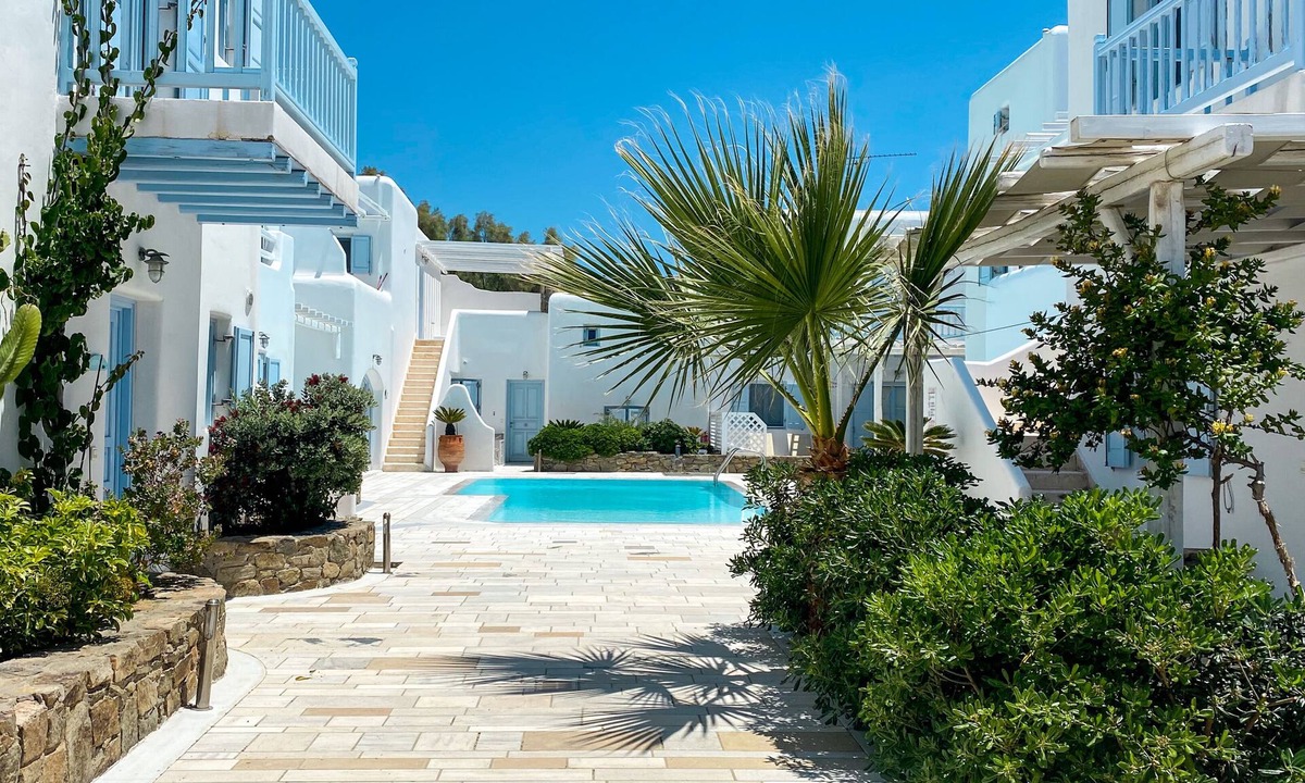 Ornos House | Blue Daisy House - 1' walk to Ornos Beach, Mykonos