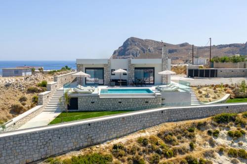 Stegna Villa | Blue Infinito Boutique Villa, Infinity Pool , Heated Jacuzzi & Panoramic Sea View