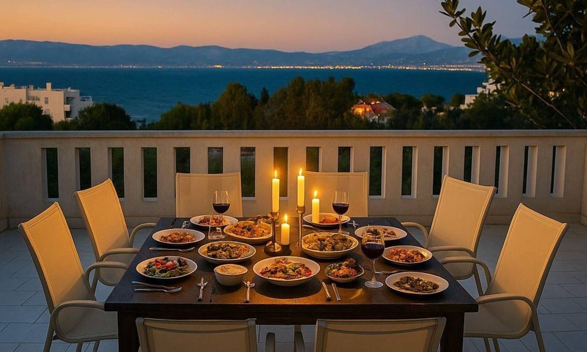 Chalcis House | Caecilia Lawrence Bio Sea Villa - Sleeps 12