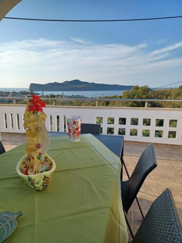 Kato Stalos Villa | Casa Dastele remarkable seaview 5' from the sea