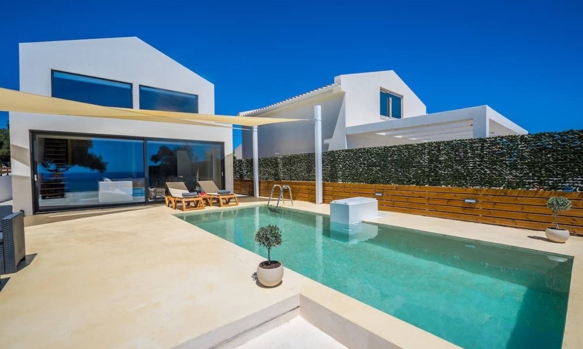 Akrotiri House | Charming hillside house, two bedrooms, pool, stunning sea view, true hidden gem