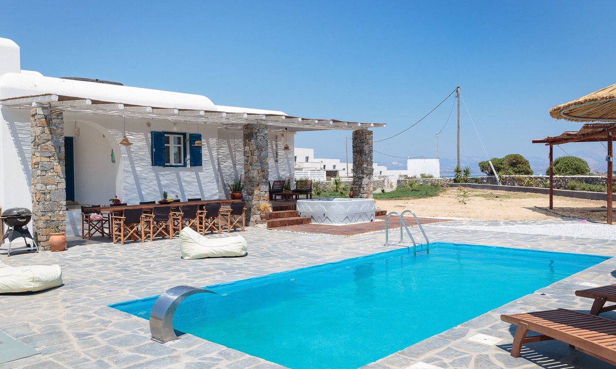 Logaras Villa | Charming little villa Elena with private pool and sea views!