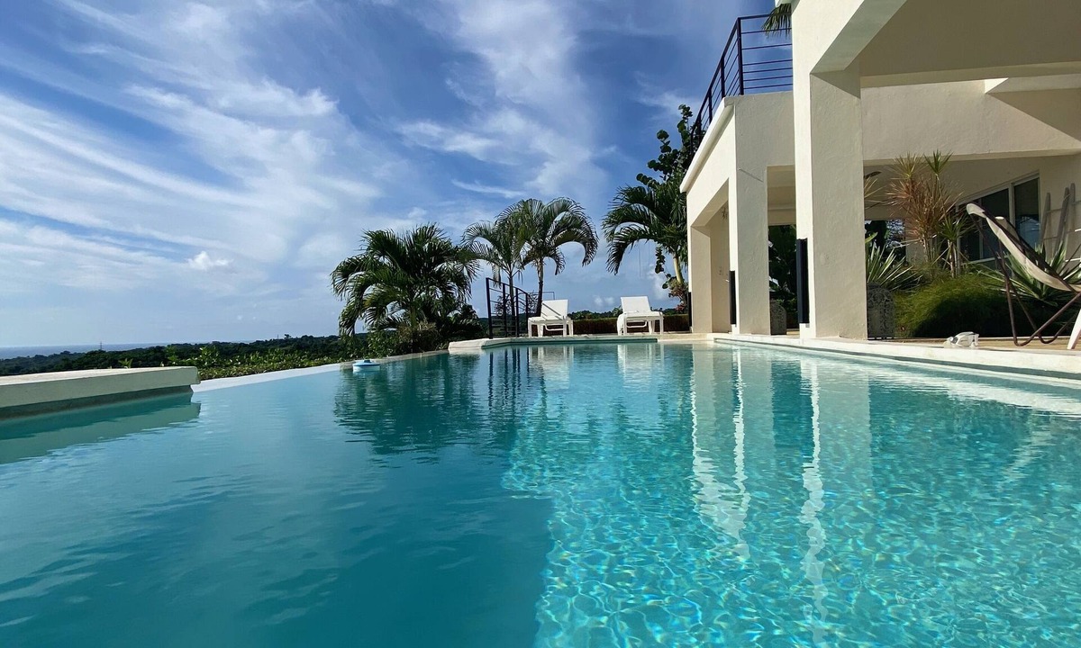 Rio San Juan Villa | Contemporary villa, breathtaking sea view! Internet via satellite!