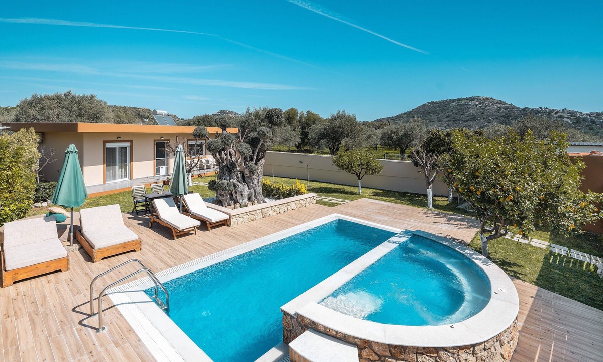 Faliraki Villa | Country House 'Villa Mata' with Private Pool, Wi-Fi and Air Conditioning