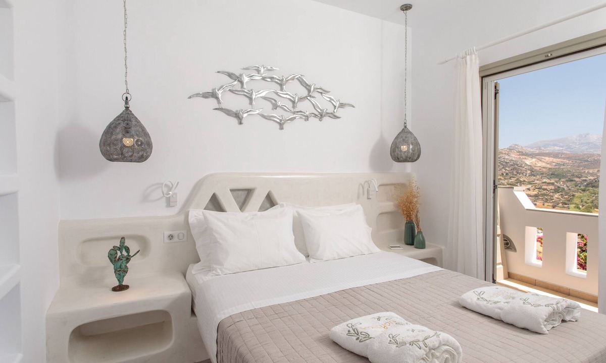 Naxos Apartment | DELUXE DOUBLE ROOM WITH PANORAMIC VIEW