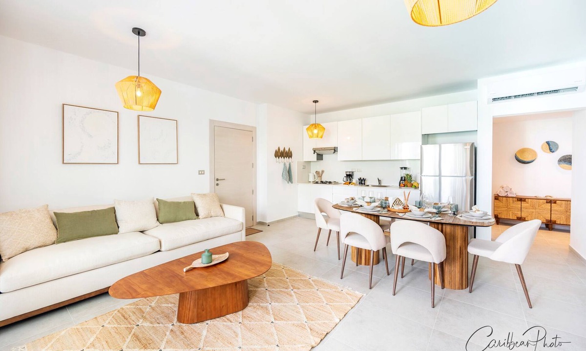 Dominicus Apartment | Dominicus Deluxe Apartment mit Poolblick