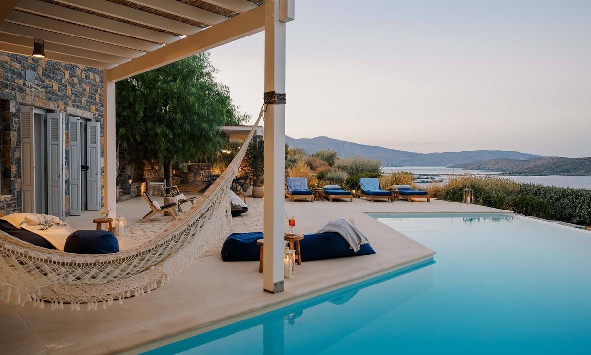 Elounda Villa | Dual-Villa Estate 2 Heated Pools & Gym