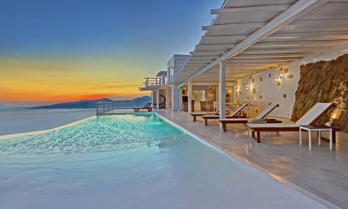 Faros Armenistis Villa | Exquisite Mykonos Villa | Villa Golden Sun 8 Bedroom | Panoramic Sea View