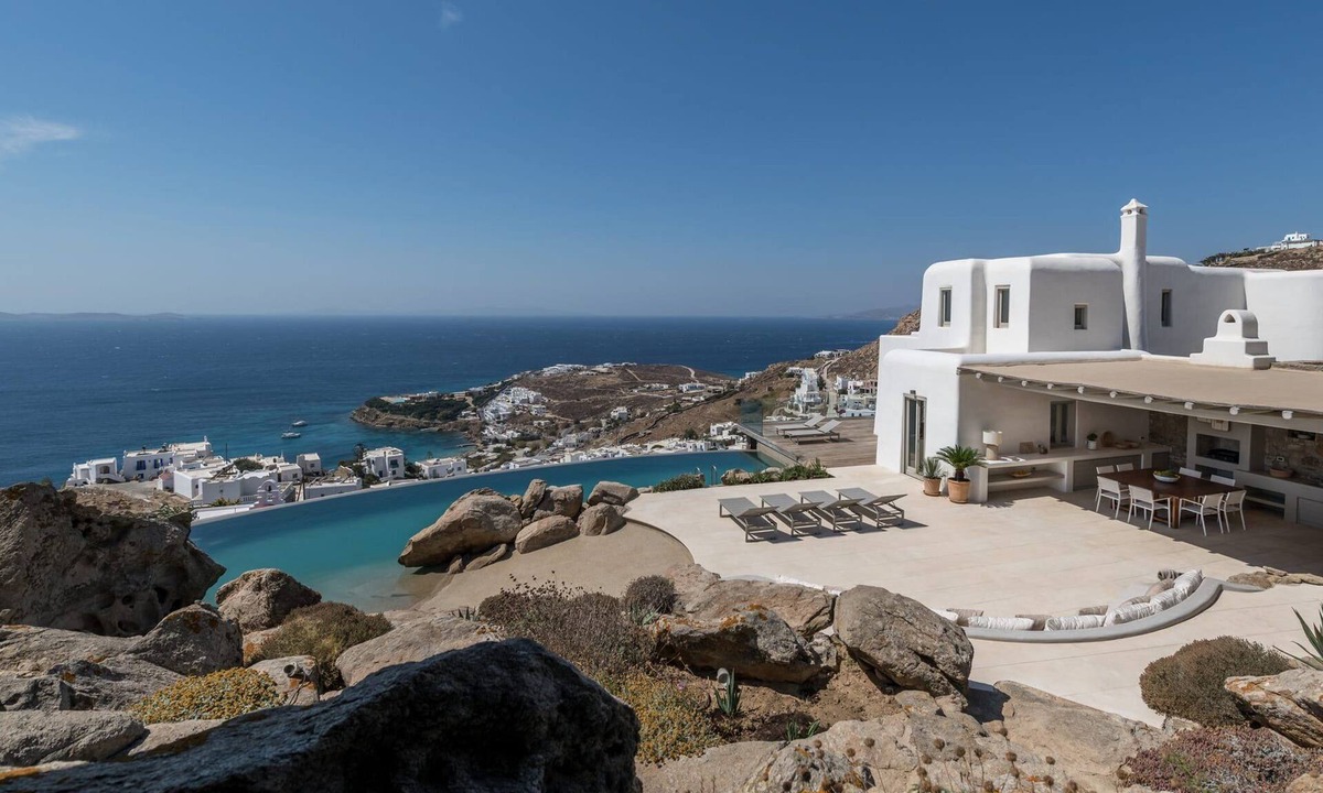 Agios Stefanos Villa | Exquisite Mykonos Villa | Villa Mare Azzurro | 8 Bedrooms | Panoramic Sea Views