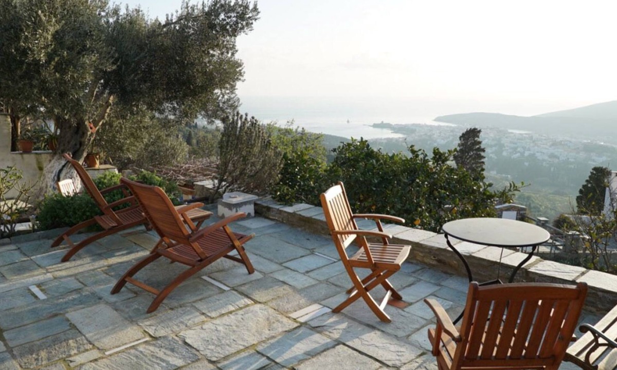 Andros Town House | Family friendly, spacious, comfortable and calm, marvelous view. 160 s.m.
