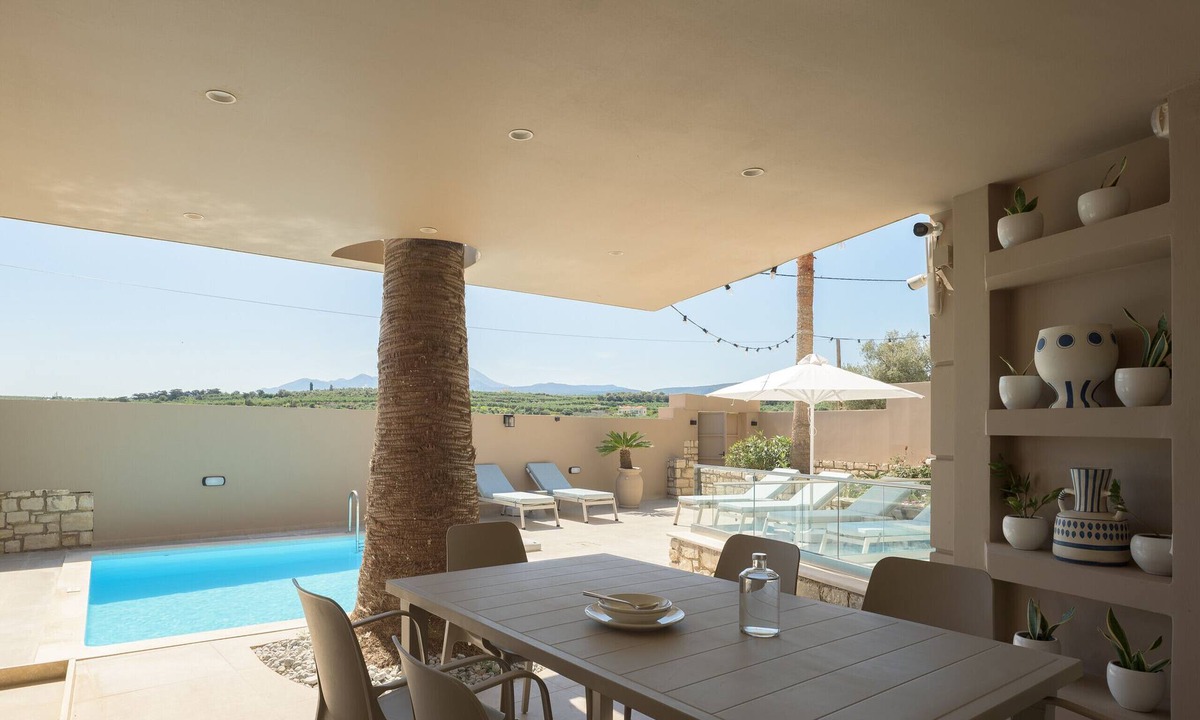 Sfakaki Villa | Foothills Turquoise villa, Private pool, Near the beach