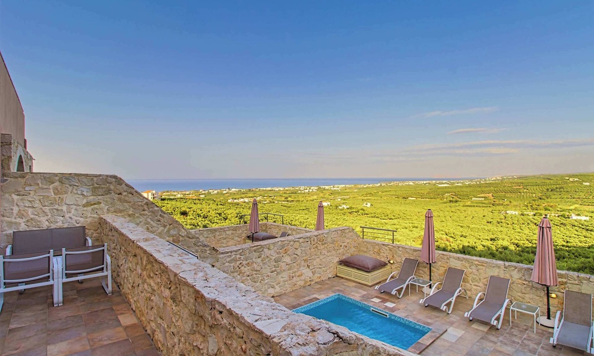 Marathokefala Villa | Heather Villa - Theo Villas With Sea View
