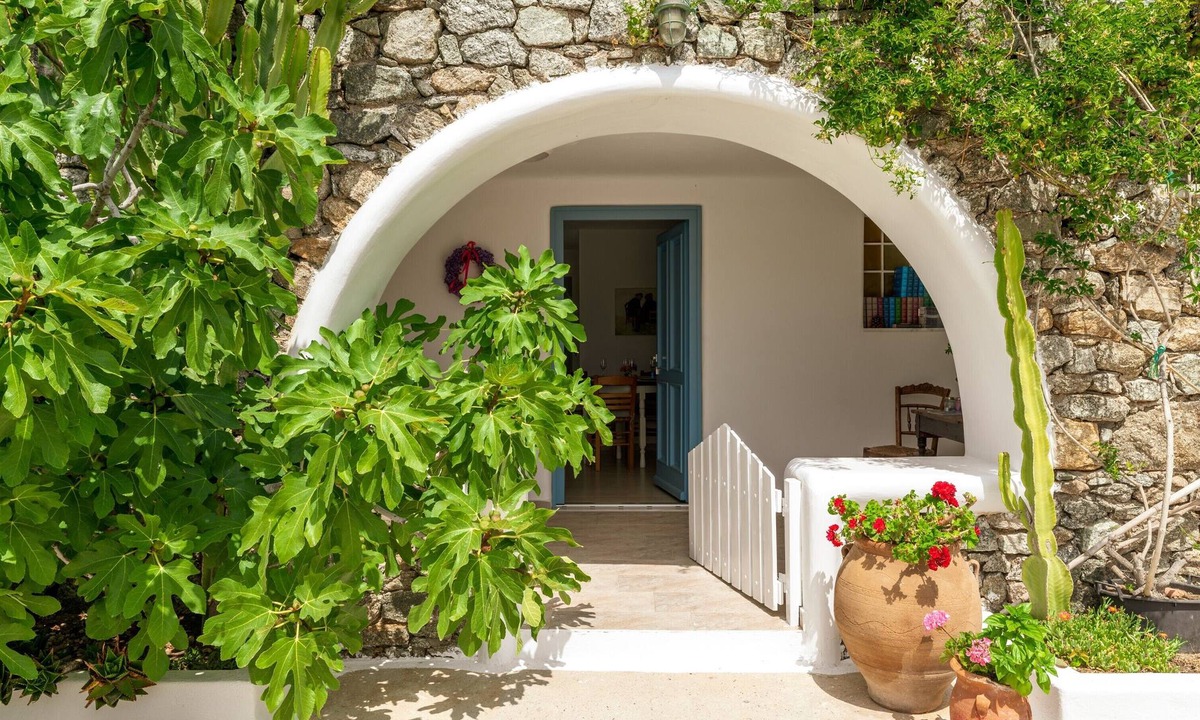 Ftelia House | Holiday Home 'Afroditi Ftelia Gerani A' with Mountain View, Wi-Fi and Air Conditioning