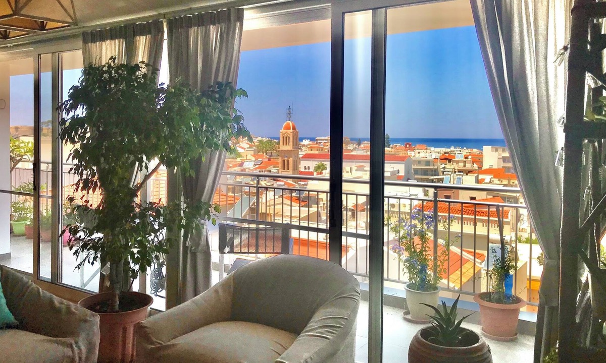 Old Town Rethymnon Apartment | Ioanna's central penthouse with unlimited views