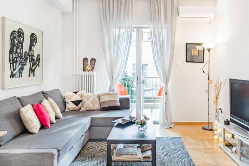 Filopappou Apartment | Koukaki Apartment with a Sunny Balcony, near the Acropolis