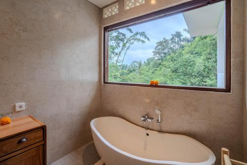 Melayang Cabin | Krish Villas A1 & A2 Ubud Jungle View Shared Pool