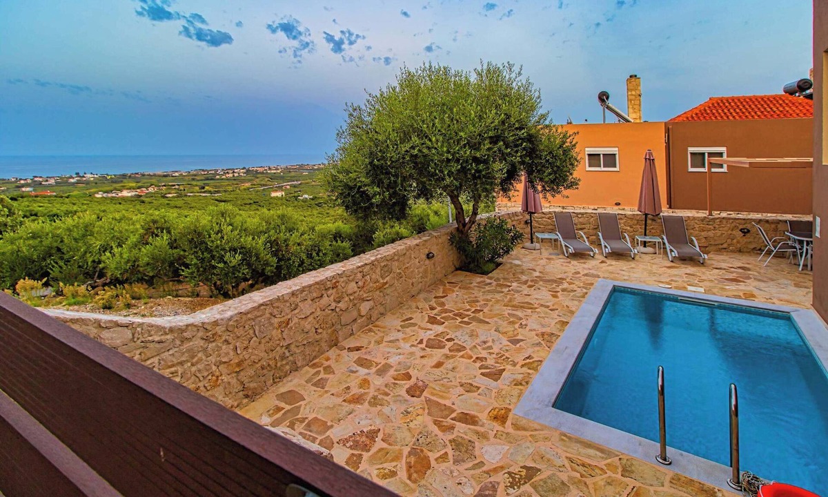 Marathokefala Villa | Lillium Villa - Theo Villas With Sea View