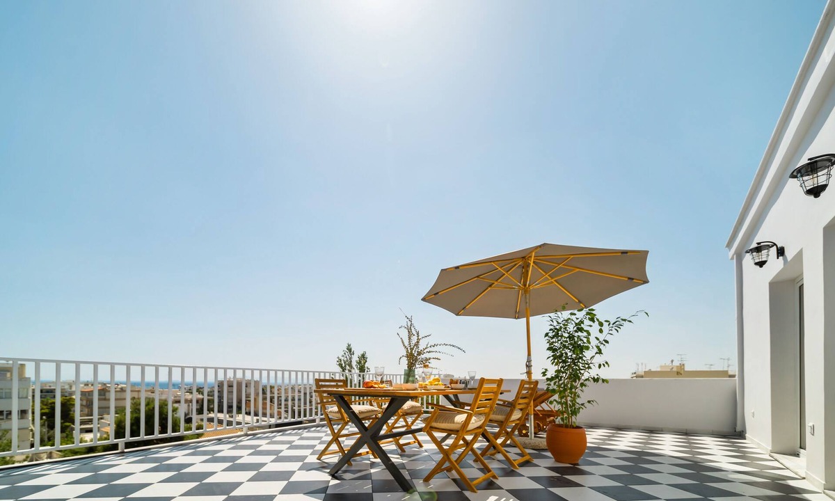 Glyfada Apartment | Luxurious Apartment with Big Sea View Terrace - Central Location