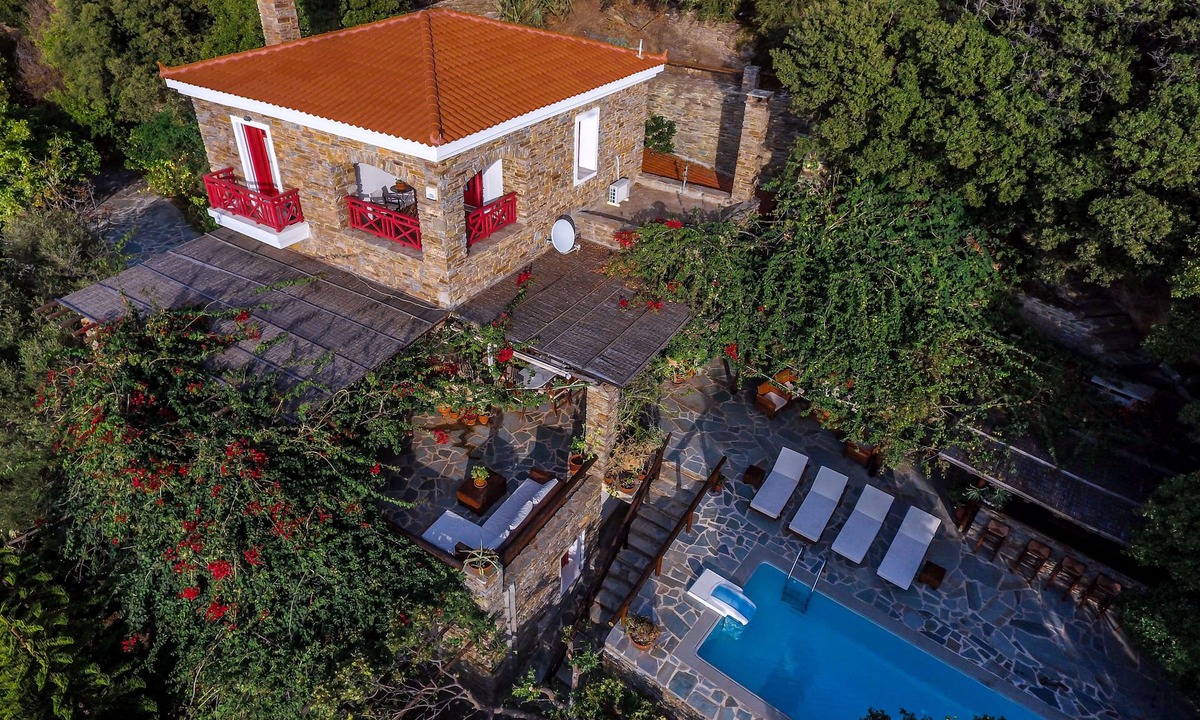 Batsi Villa | Luxurious villa with private swimming pool and magnificent breathtaking seaview