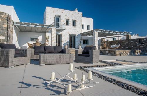 Chrissi Akti Villa | Luxury Paros Villa Superior Villa Private Pool Stunning Interior