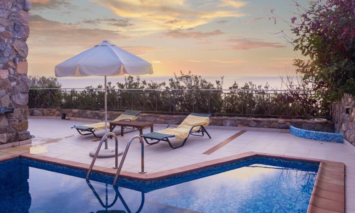 Livadia Villa | Meliti Villa with private pool and sea view