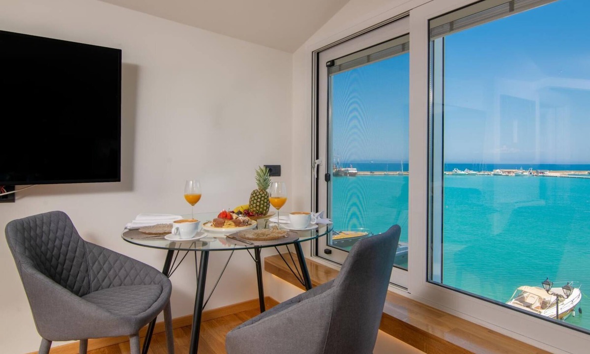 Zakynthos Town Apartment | Minimal Loft with Sea View over Zakynthos Harbor!