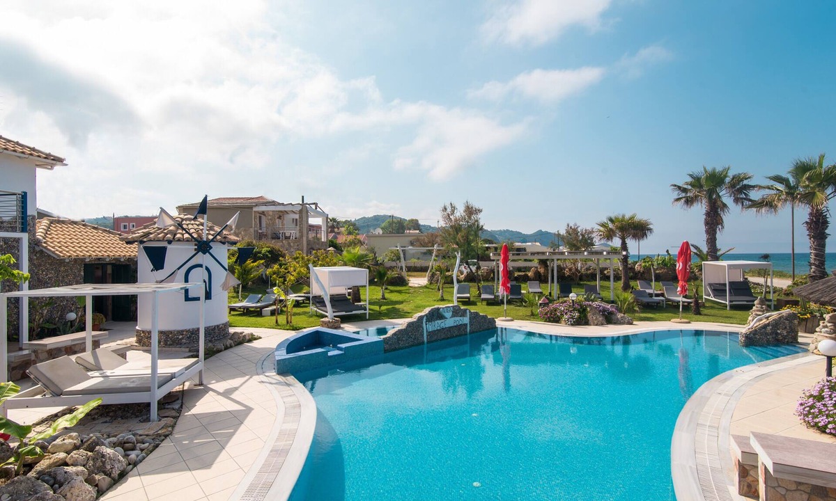 Arillas Apartment | 'Mirage Arillas Studio Type B15' with Sea View, Shared Pool & Wi-Fi