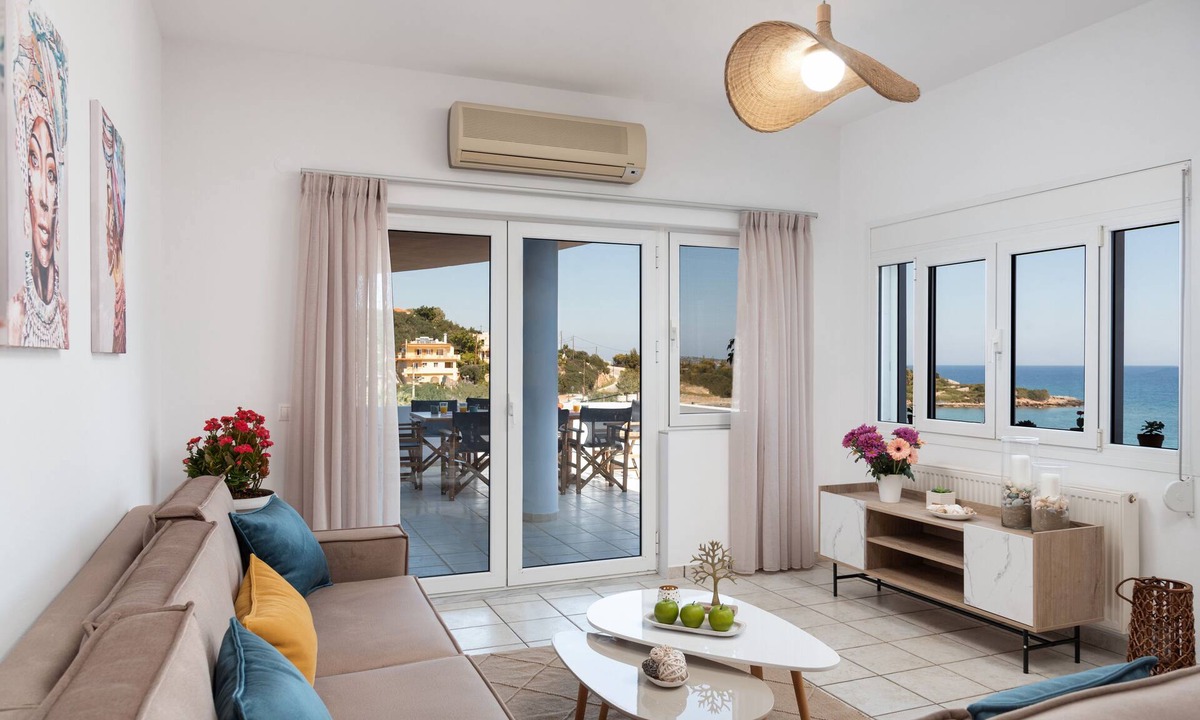 Ammoudara Apartment | One step from the beach with breathtaking sea view and free parking