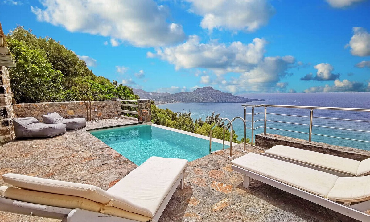 Plakias Villa | Pyrgos villa 4 ,sea view,pool,South Crete,Plakias