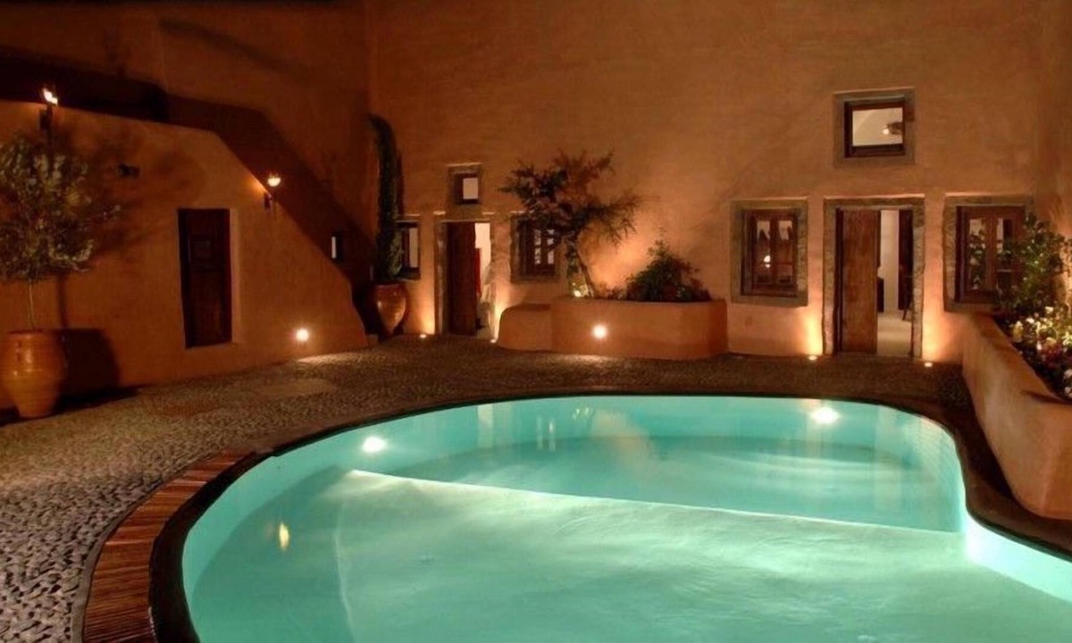Megalochori Villa | R 408 Two Bedroom Villa with Pool Sea Views Maid Service